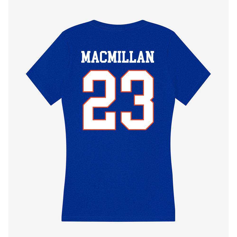 Boise State - NCAA Women's Soccer : Mackenzie MacMillan - Women's V-Neck T-Shirt-1