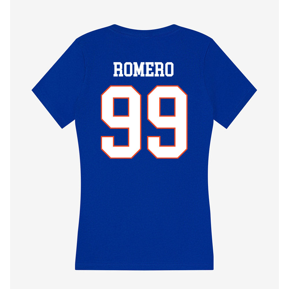 Boise State - NCAA Softball : Sophia Romero - Women's V-Neck T-Shirt-1