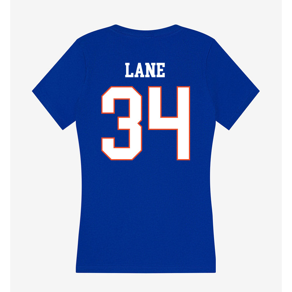 Boise State - NCAA Football : Jeremyah Lane - Women's V-Neck T-Shirt-1