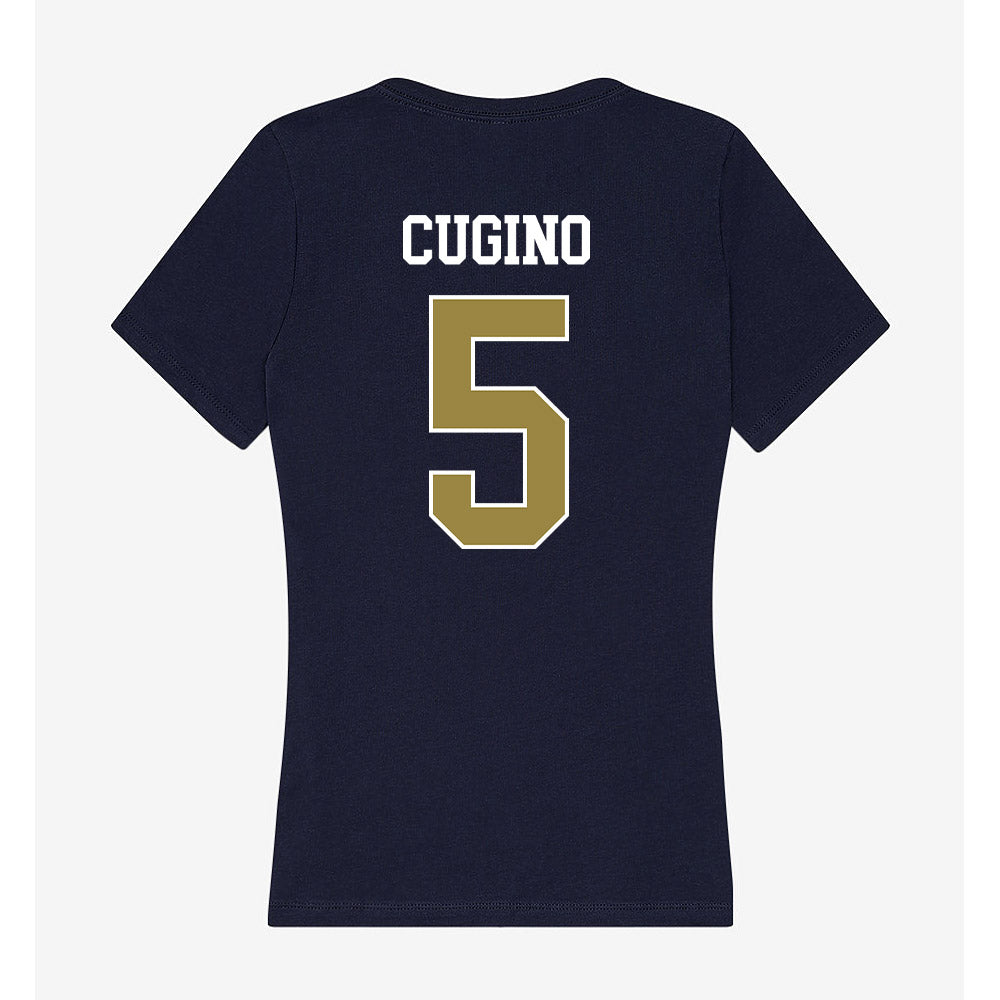 Georgia Southern - NCAA Women's Volleyball : Maddie Cugino - Women's V-Neck T-Shirt-1