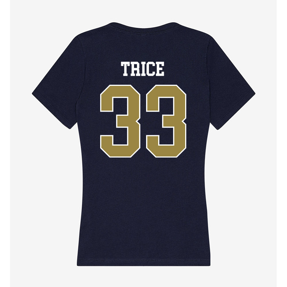 Georgia Southern - NCAA Football : Holden Trice - Women's V-Neck T-Shirt-1