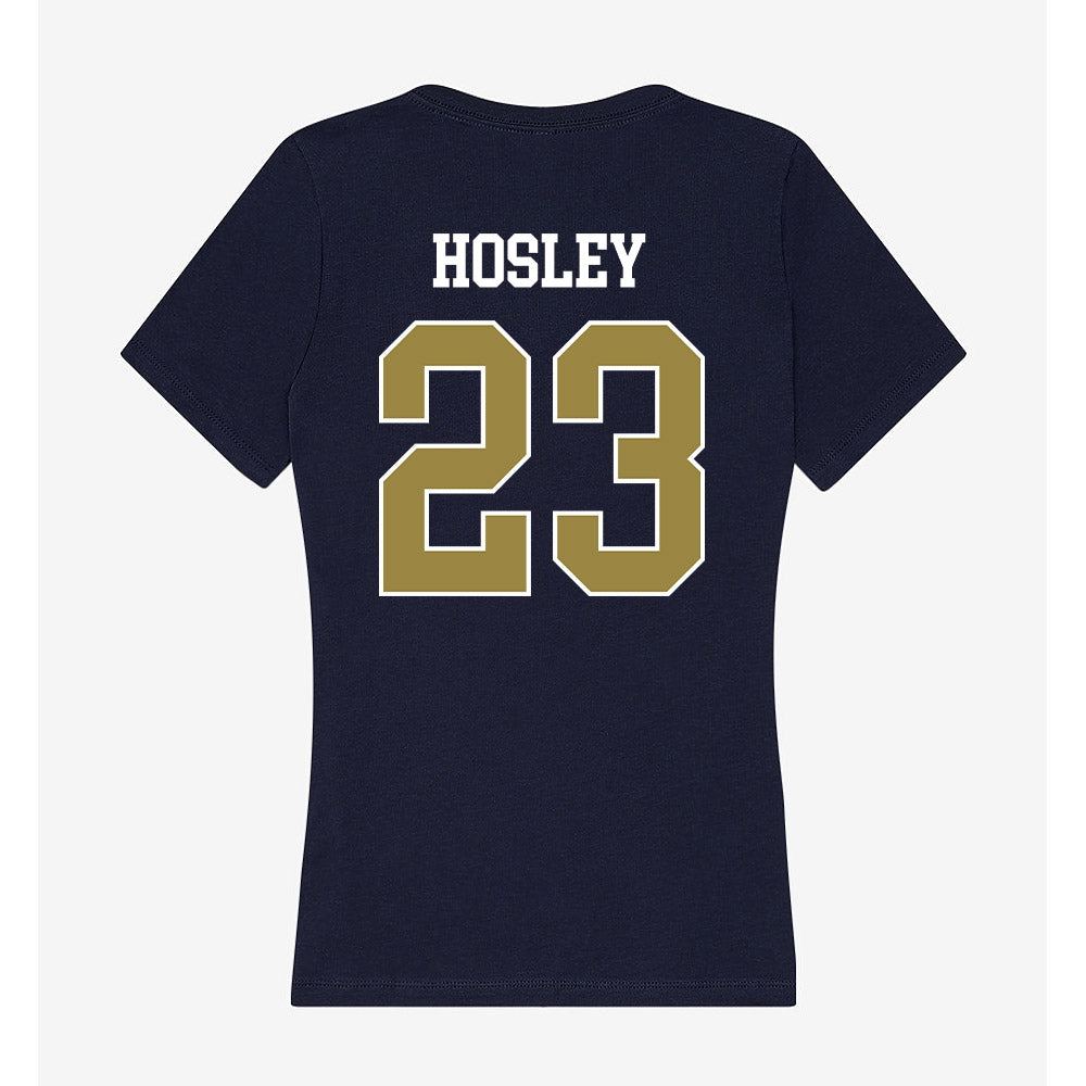 Georgia Southern - NCAA Women's Basketball : Mckayla Hosley - Women's V-Neck T-Shirt-1