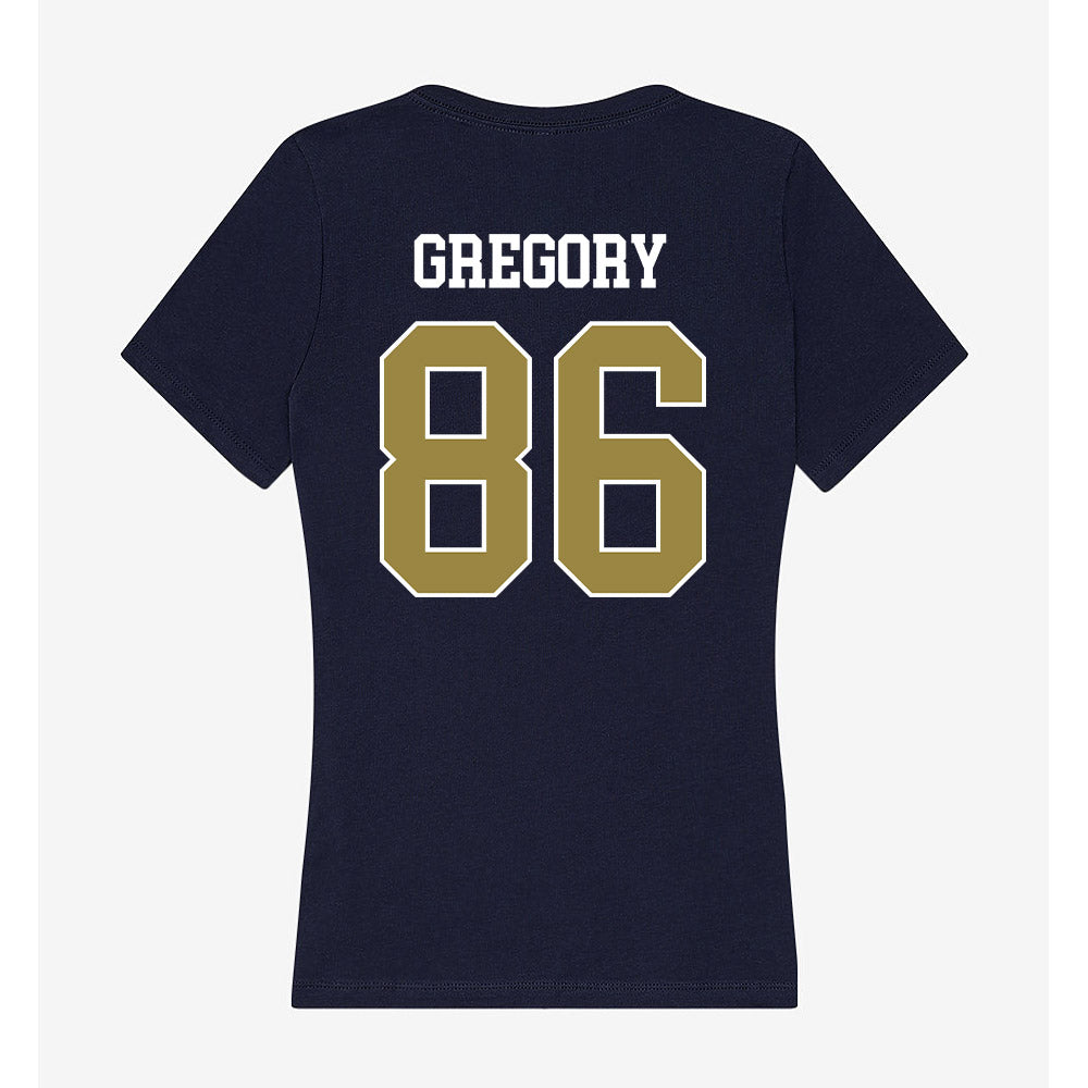 Georgia Southern - NCAA Football : Henry Gregory - Women's V-Neck T-Shirt-1