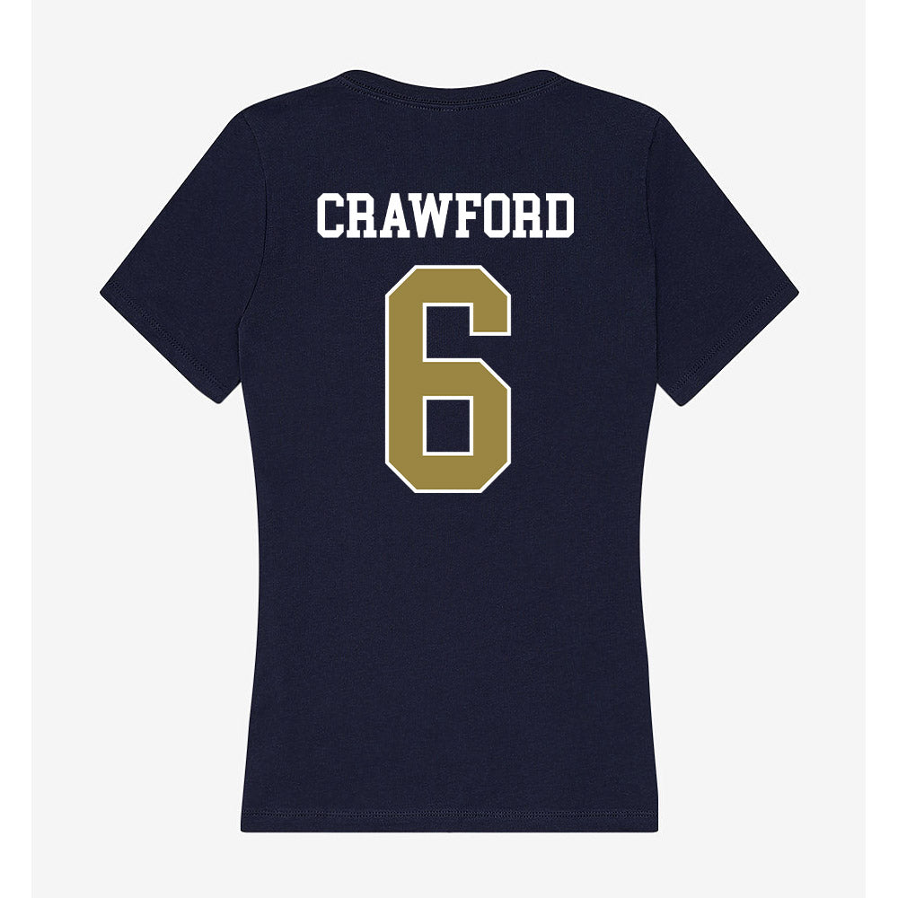 Georgia Southern - NCAA Men's Basketball : Jayden Crawford - Women's V-Neck T-Shirt-1