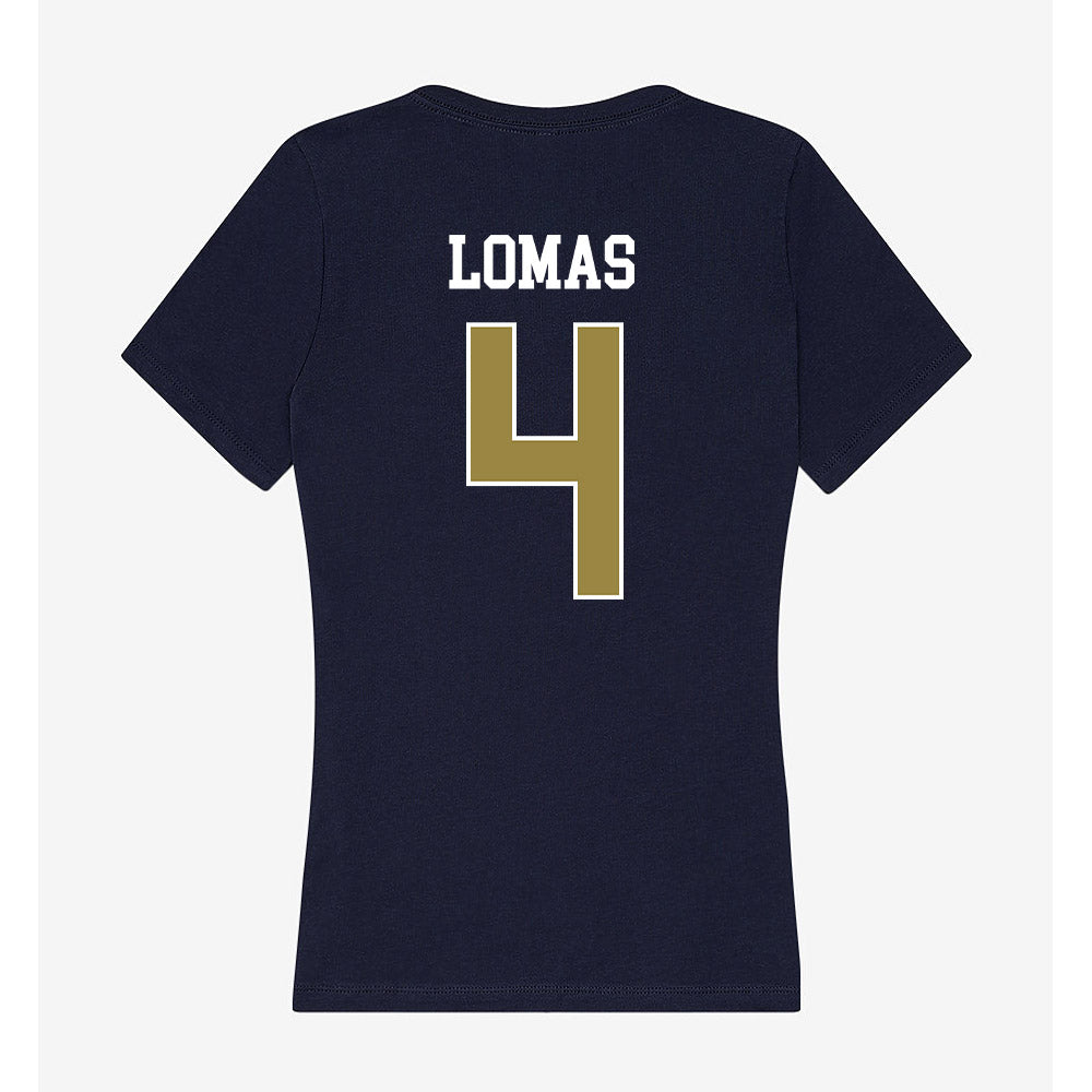 Georgia Southern - NCAA Men's Basketball : Cade Lomas - Women's V-Neck T-Shirt-1