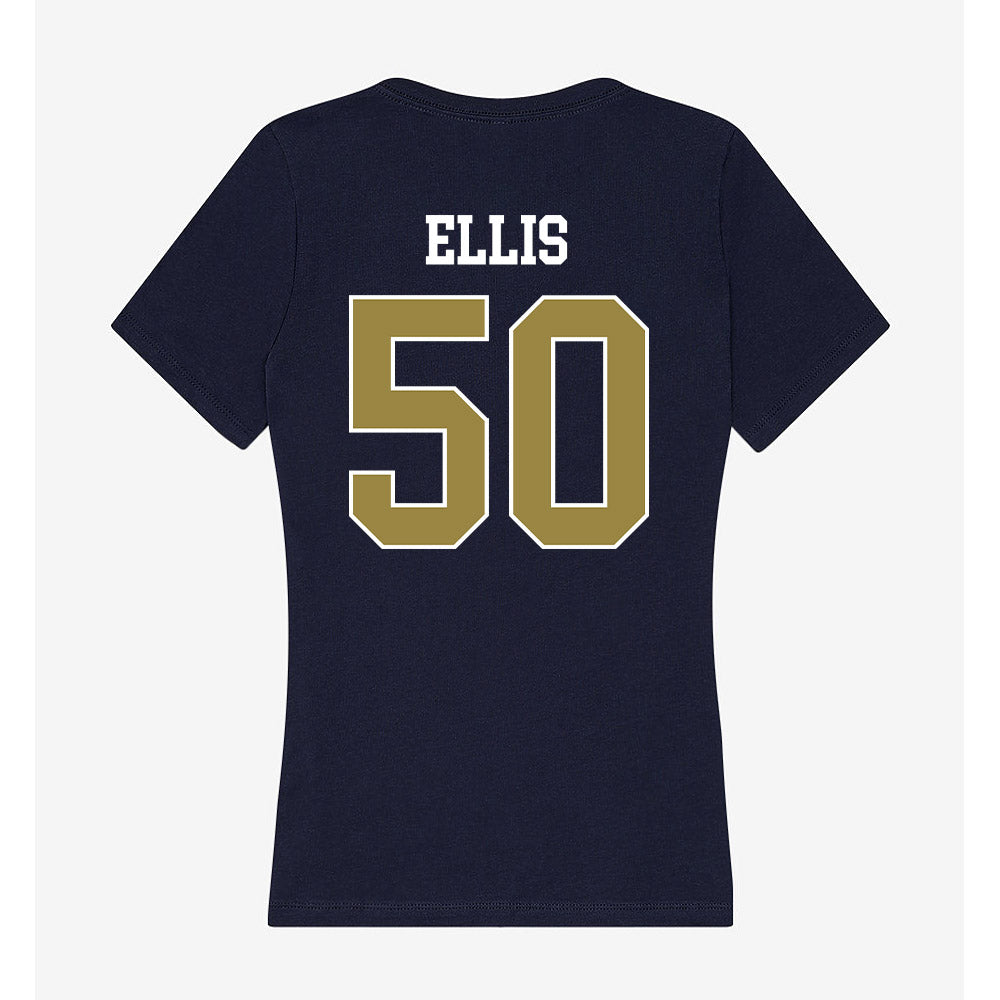 Georgia Southern - NCAA Football : Caleb Ellis - Women's V-Neck T-Shirt-1