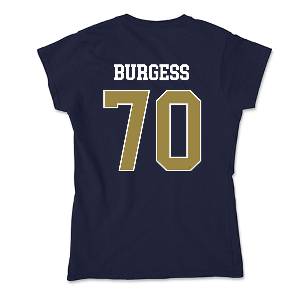 Georgia Southern - NCAA Football : Jalen Burgess - Soft Style Women’s T-Shirt-1