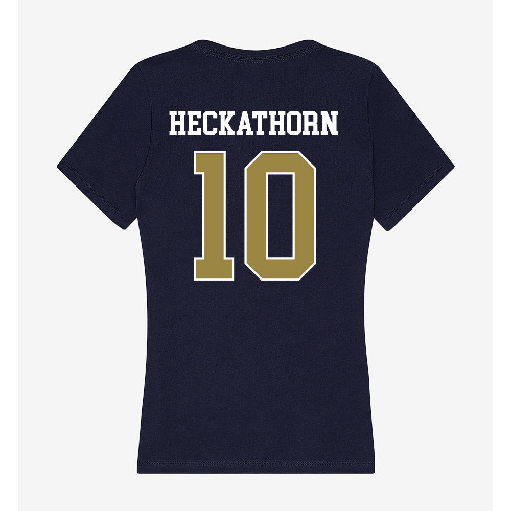 Georgia Southern - NCAA Women's Soccer : Natalie Heckathorn - Women's V-Neck T-Shirt-1