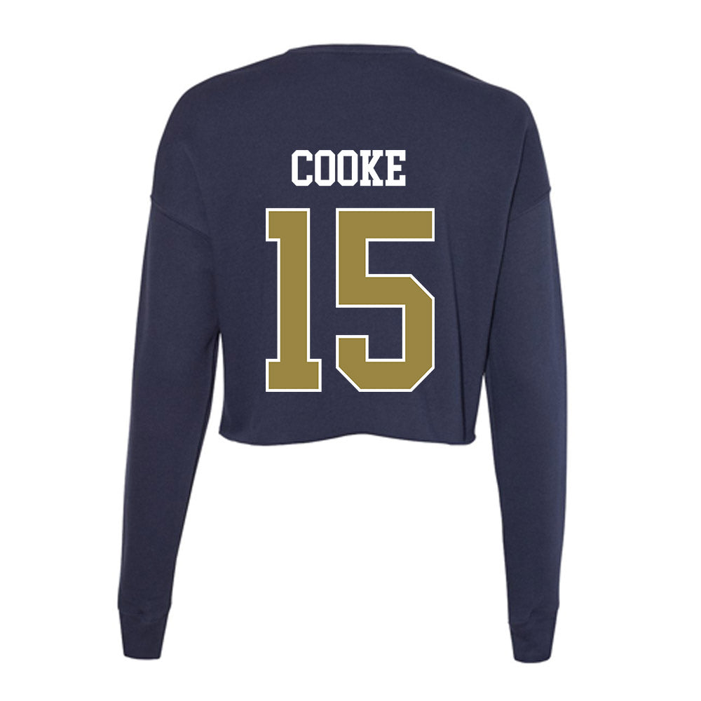 Georgia Southern - NCAA Women's Basketball : Armani Cooke - Women's Cropped Crew Fleece-1