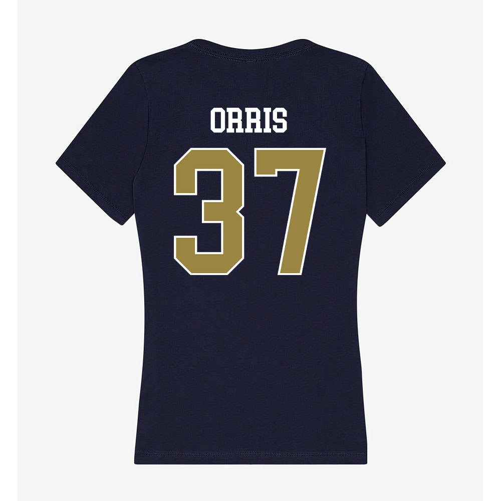 Georgia Southern - NCAA Football : Foster Orris - Women's V-Neck T-Shirt-1