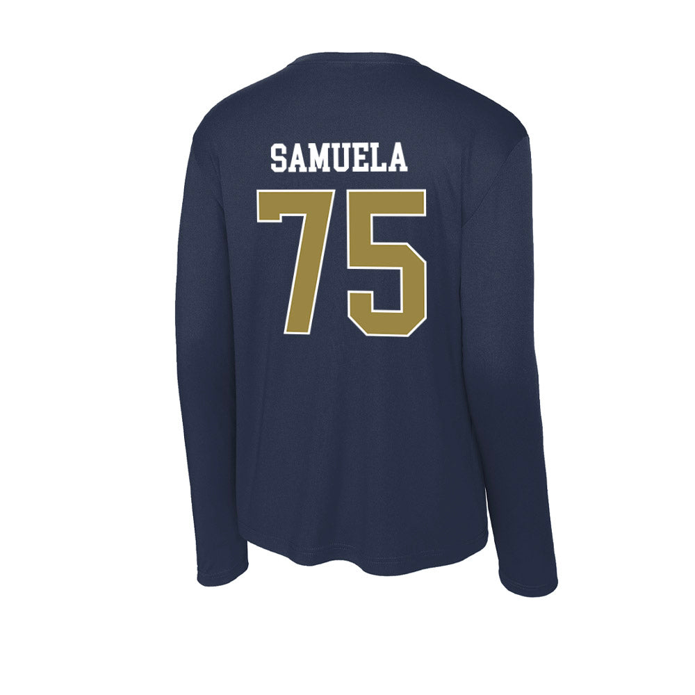 Georgia Southern - NCAA Football : Kingtriton Samuela - Activewear Long Sleeve T-Shirt-1
