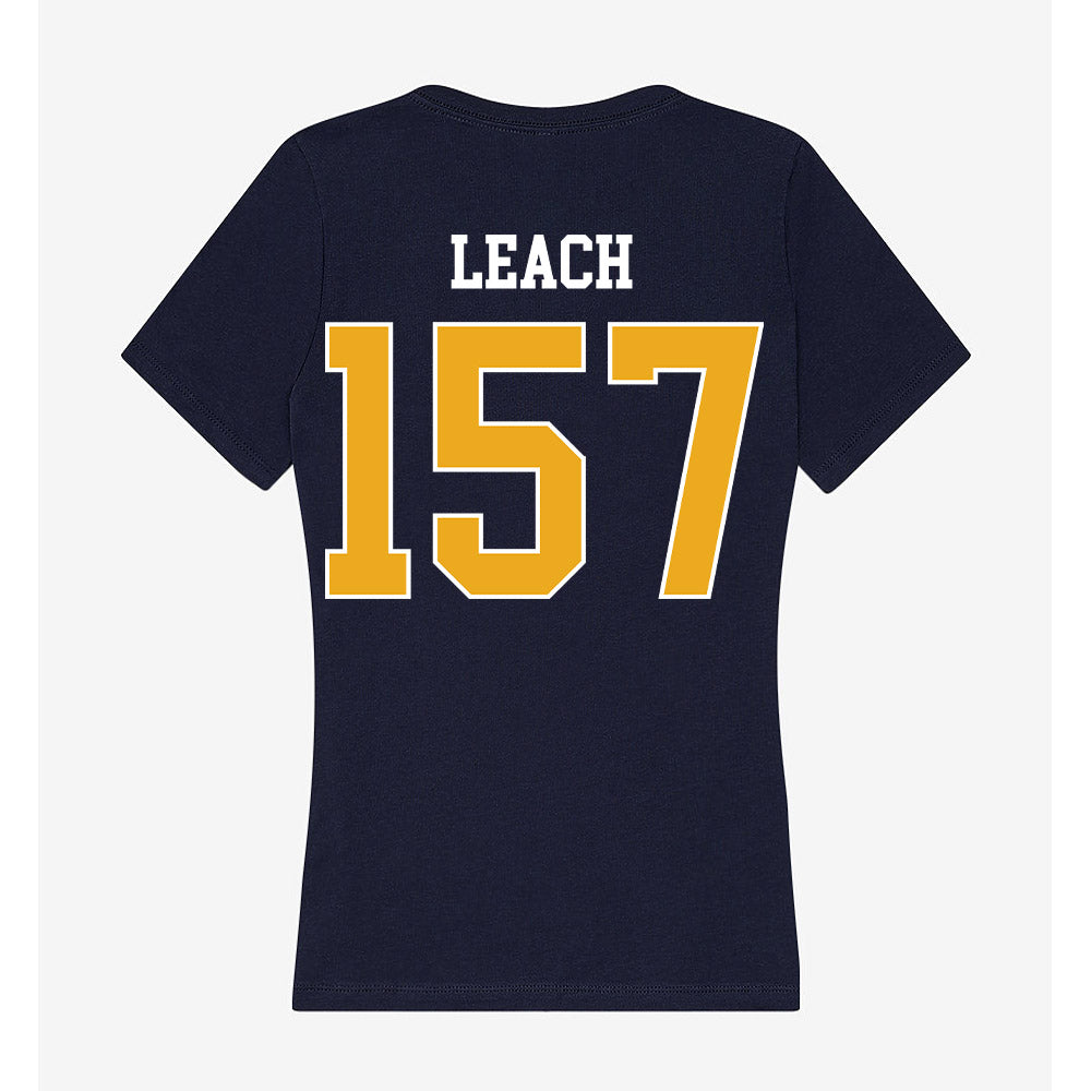UTC - NCAA Wrestling : Brayden Leach - Women's V-Neck T-Shirt-1