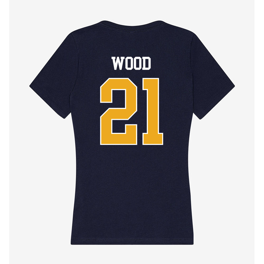 UTC - NCAA Women's Soccer : Ayden Wood - Women's V-Neck T-Shirt-1