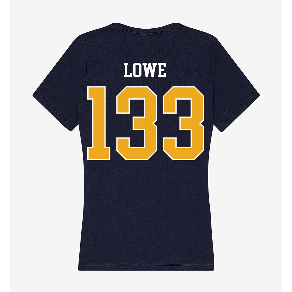 UTC - NCAA Wrestling : Elijah Lowe - Women's V-Neck T-Shirt-1