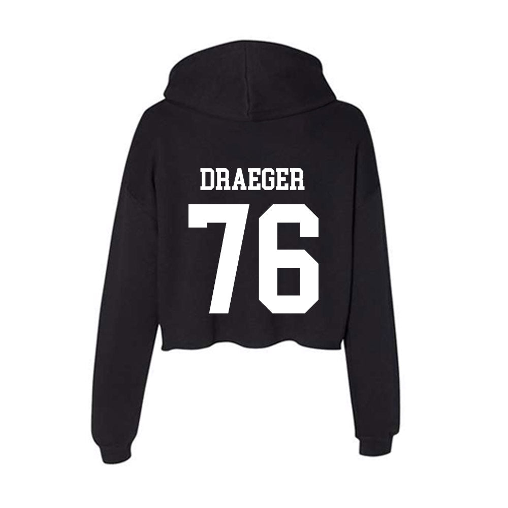 NSU - NCAA Football : Noah Draeger - Women's Crop Fleece Hoodie-1