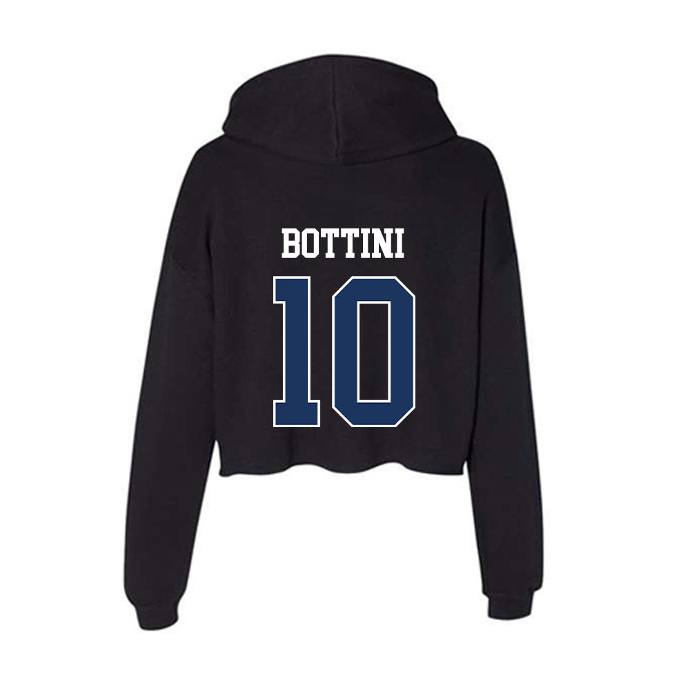 Monmouth - NCAA Men's Soccer : Jasen Bottini - Women's Crop Fleece Hooded Sweatshirt-1