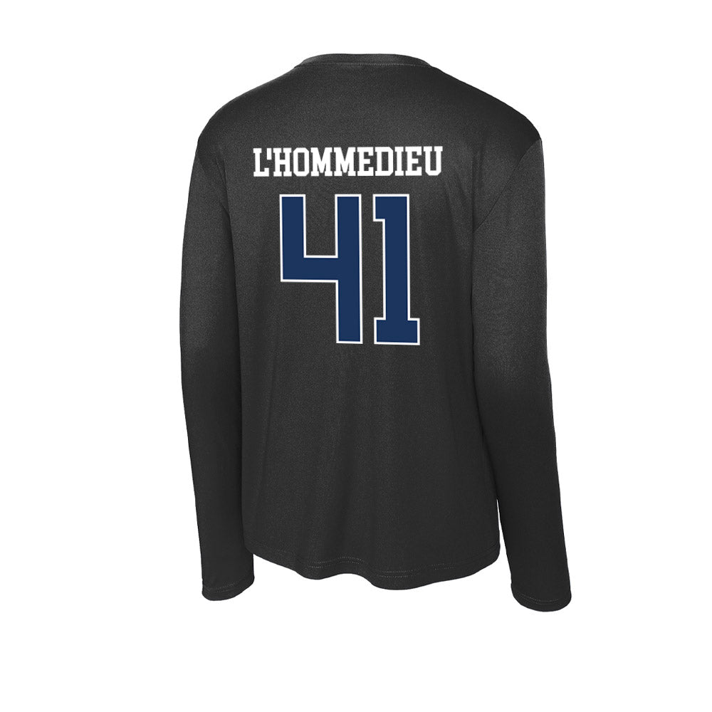 Monmouth - NCAA Men's Lacrosse : Benjamin L'Hommedieu - Activewear Long Sleeve T-Shirt-1
