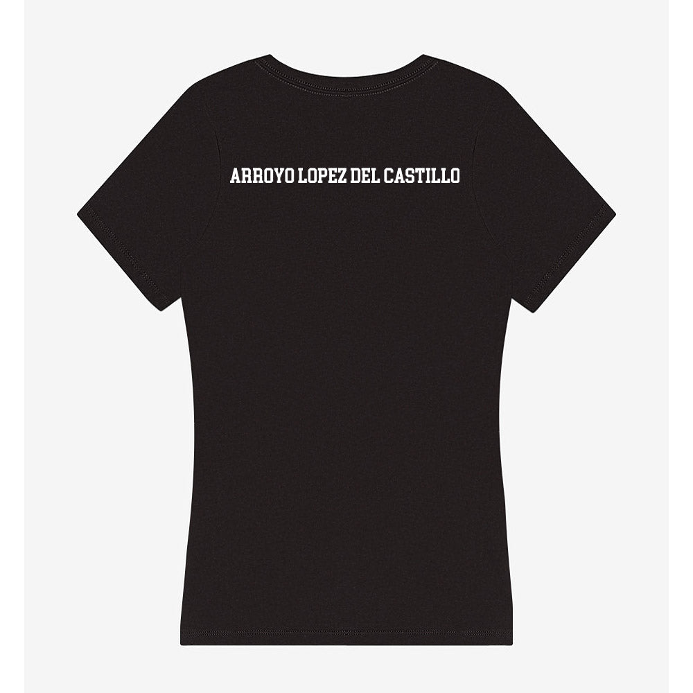 Monmouth - NCAA Men's Swimming & Diving : Izan Arroyo Lopez del Castillo - Women's V-Neck T-Shirt-1