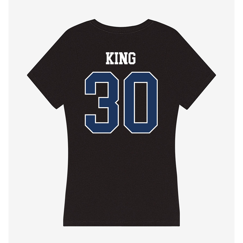 Monmouth - NCAA Men's Soccer : Jason King - Women's V-Neck T-Shirt-1