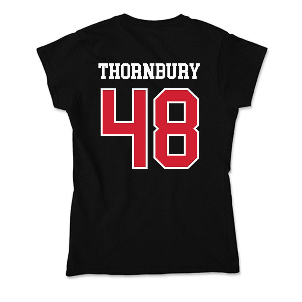 Fresno State - NCAA Baseball : Wyatt Thornbury - Soft Style Women’s T-Shirt-1