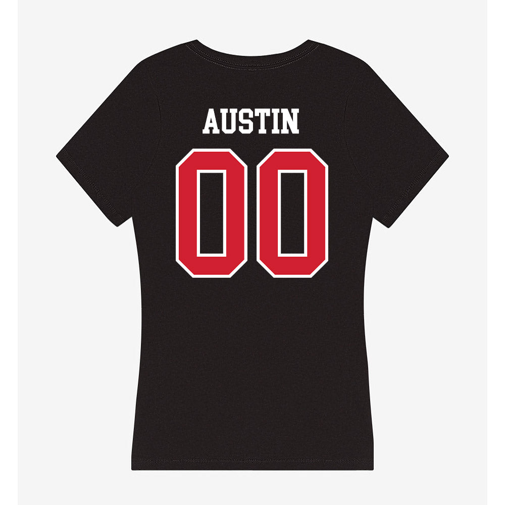 Fresno State - NCAA Football : Sylas Austin - Women's V-Neck T-Shirt-1