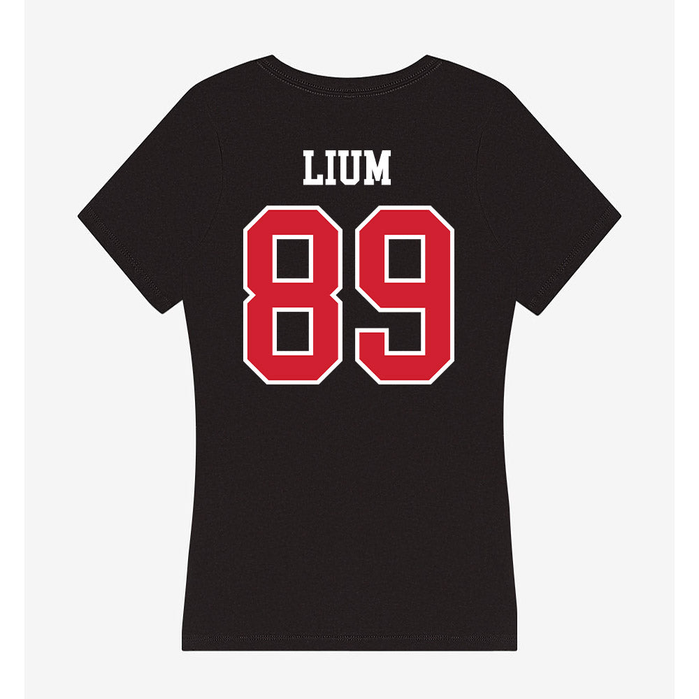 Fresno State - NCAA Football : Brock Lium - Women's V-Neck T-Shirt-1