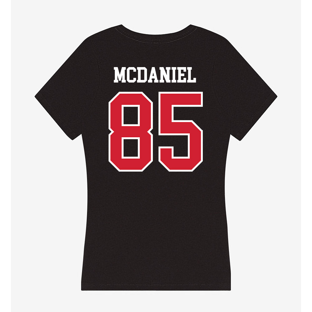 Fresno State - NCAA Football : Bryce McDaniel - Women's V-Neck T-Shirt-1