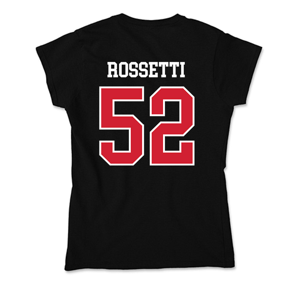 Fresno State - NCAA Football : Ethan Rossetti - Soft Style Women’s T-Shirt-1