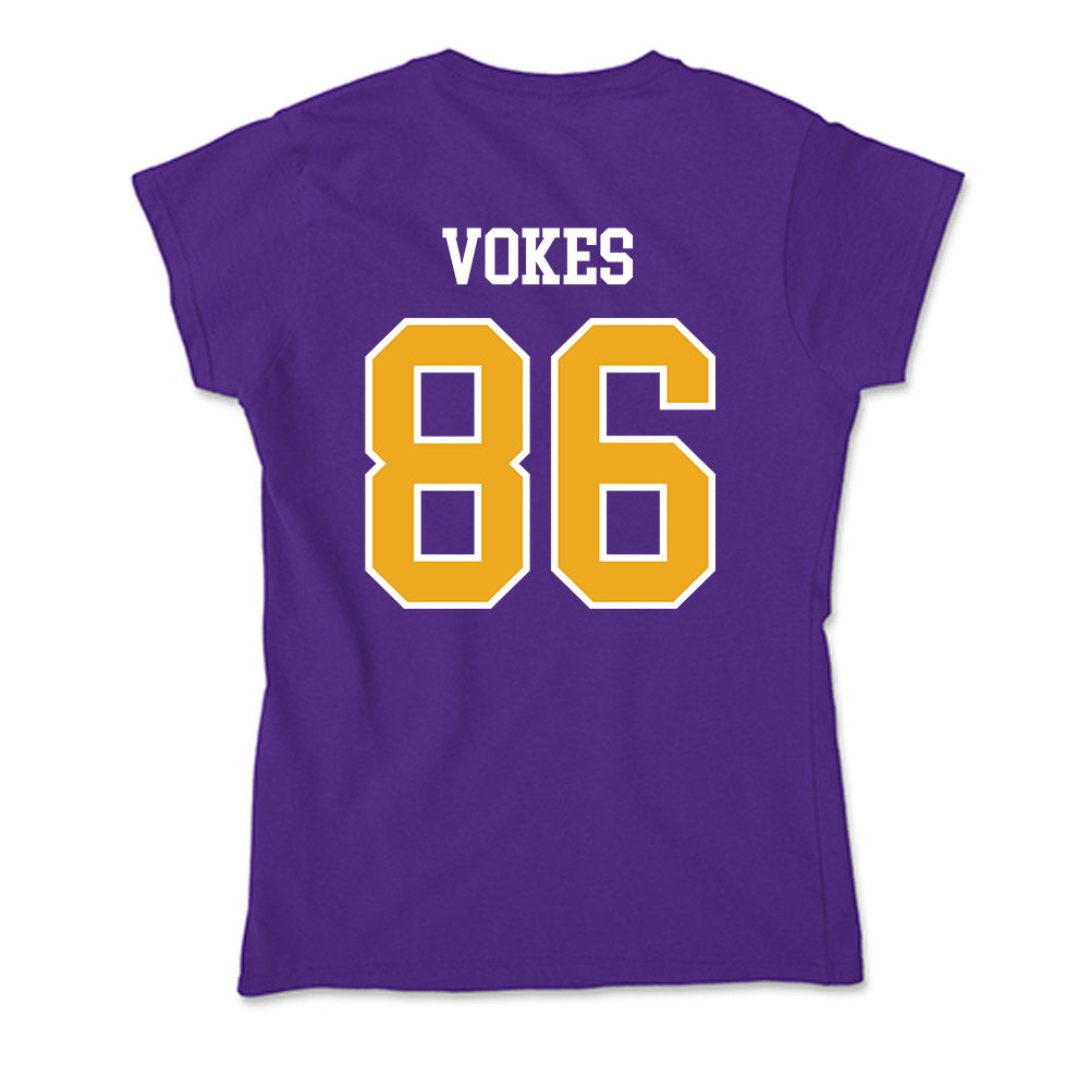 Northern Iowa - NCAA Football : Tiernan Vokes - Soft Style Women’s T-Shirt-1
