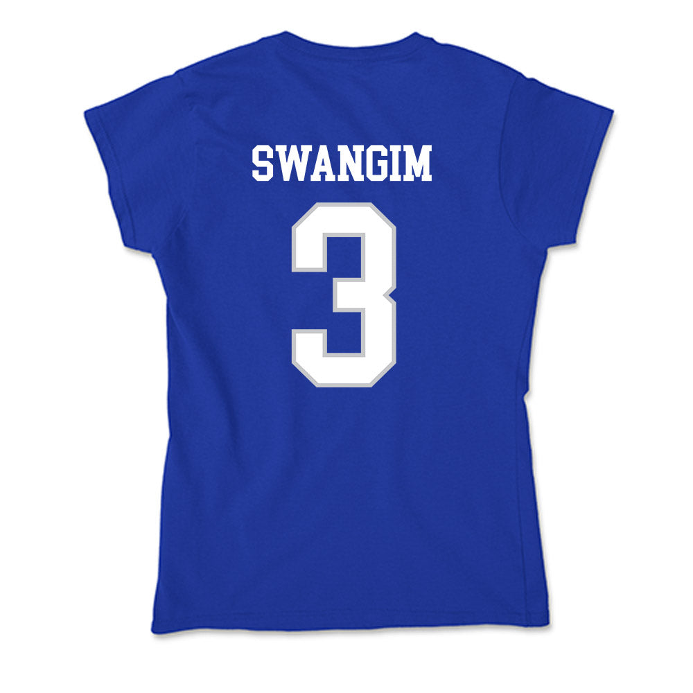 UNC Asheville - NCAA Baseball : Zeb Swangim - Soft Style Women’s T-Shirt-1