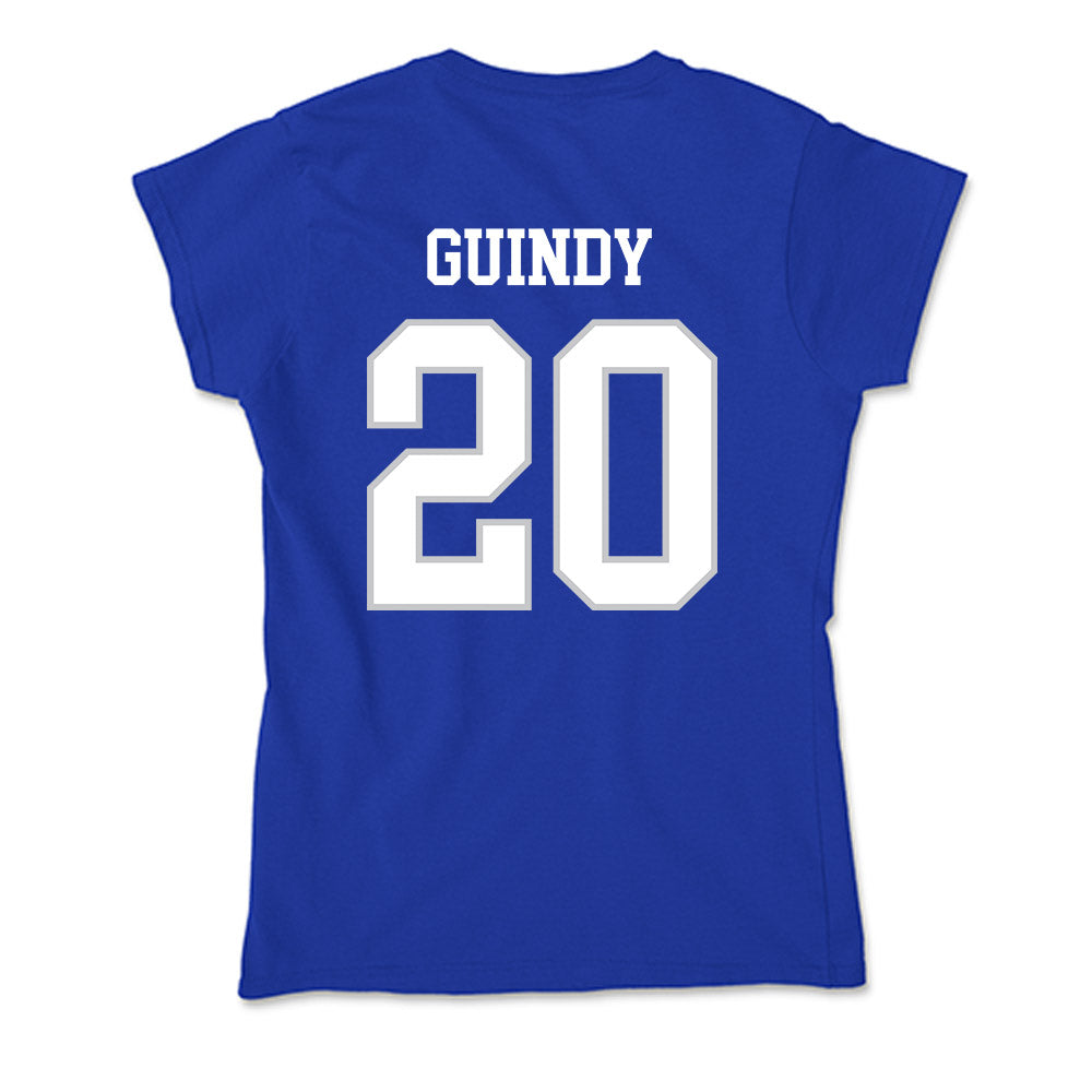 UNC Asheville - NCAA Men's Soccer : Zander Guindy - Soft Style Women’s T-Shirt-1