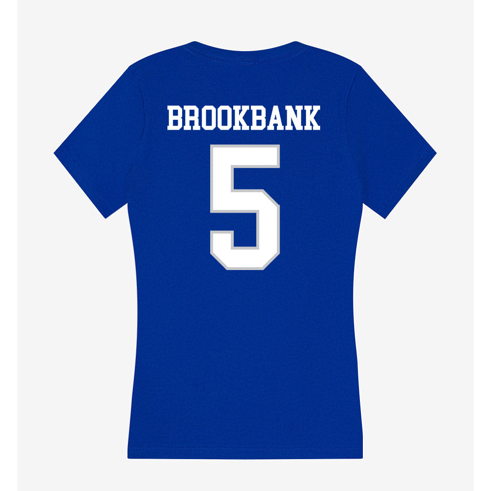 UNC Asheville - NCAA Women's Volleyball : Addie Brookbank - Women's V-Neck T-Shirt-1