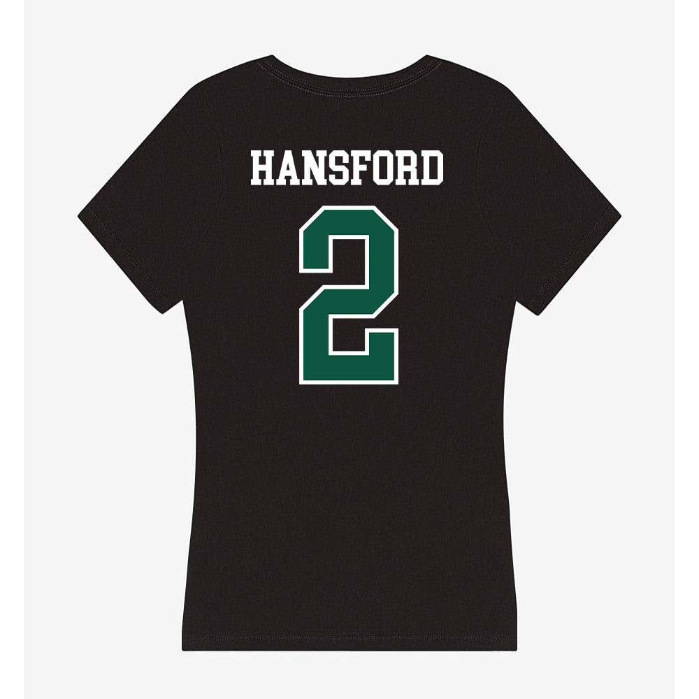 UW Green Bay - NCAA Women's Basketball : Lily Hansford - Women's V-Neck T-Shirt-1