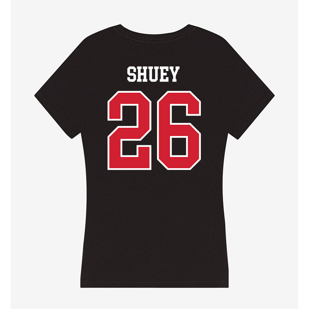 Illinois State - NCAA Baseball : John Shuey - Women's V-Neck T-Shirt-1