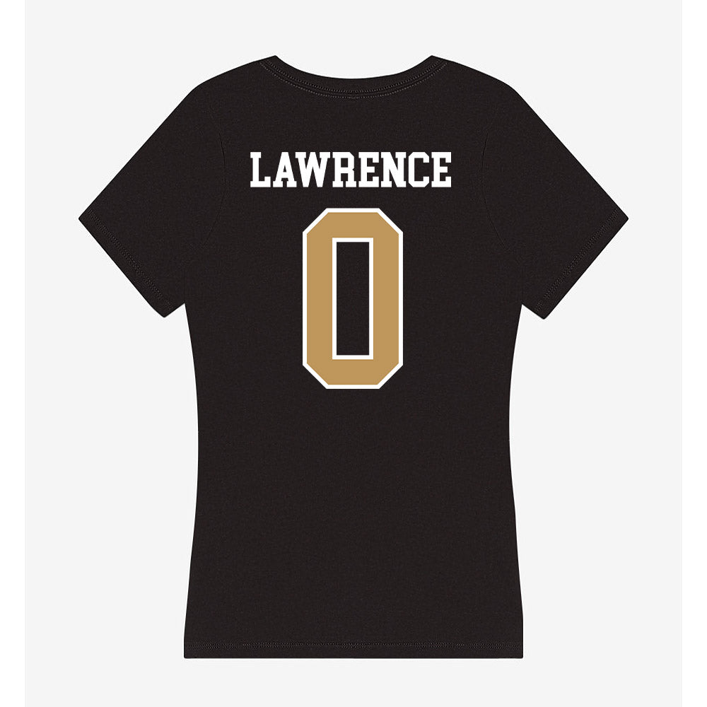 Oakland - NCAA Women's Basketball : Kyra Lawrence - Women's V-Neck T-Shirt-1