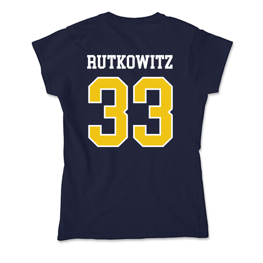 La Salle - NCAA Acrobatics & Tumbling : Brooke Rutkowitz - Soft Style Women’s T-Shirt-1