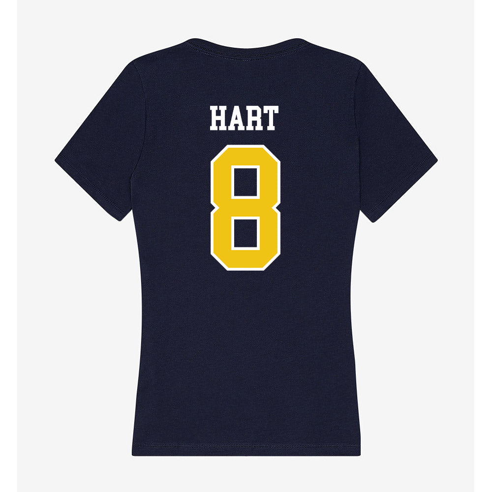 La Salle - NCAA Men's Basketball : Nas Hart - Women's V-Neck T-Shirt-1