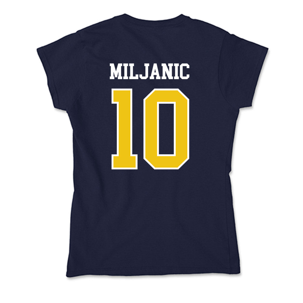 La Salle - NCAA Women's Basketball : Ivona Miljanic - Soft Style Women’s T-Shirt-1