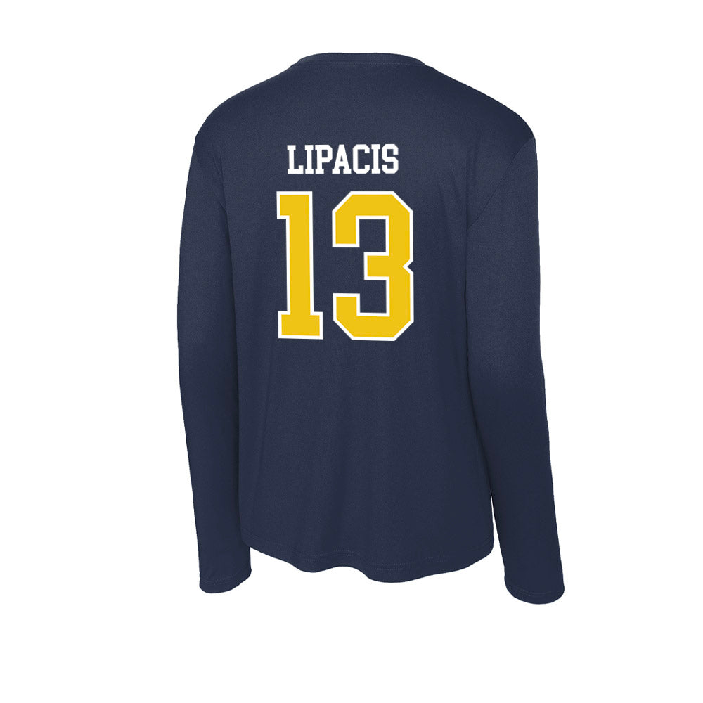 La Salle - NCAA Men's Basketball : Maximillian Lipacis - Activewear Long Sleeve T-Shirt-1