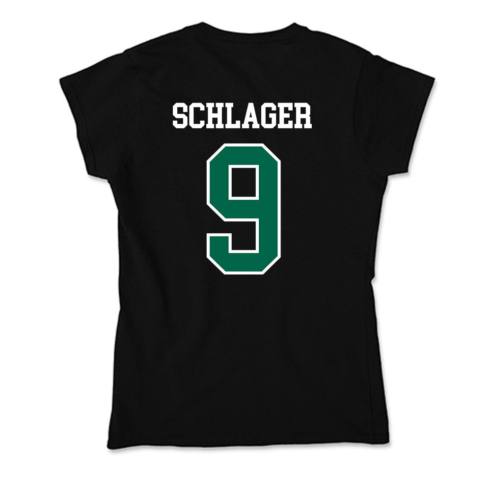 Siena - NCAA Men's Basketball : Owen Schlager - Soft Style Women’s T-Shirt-1