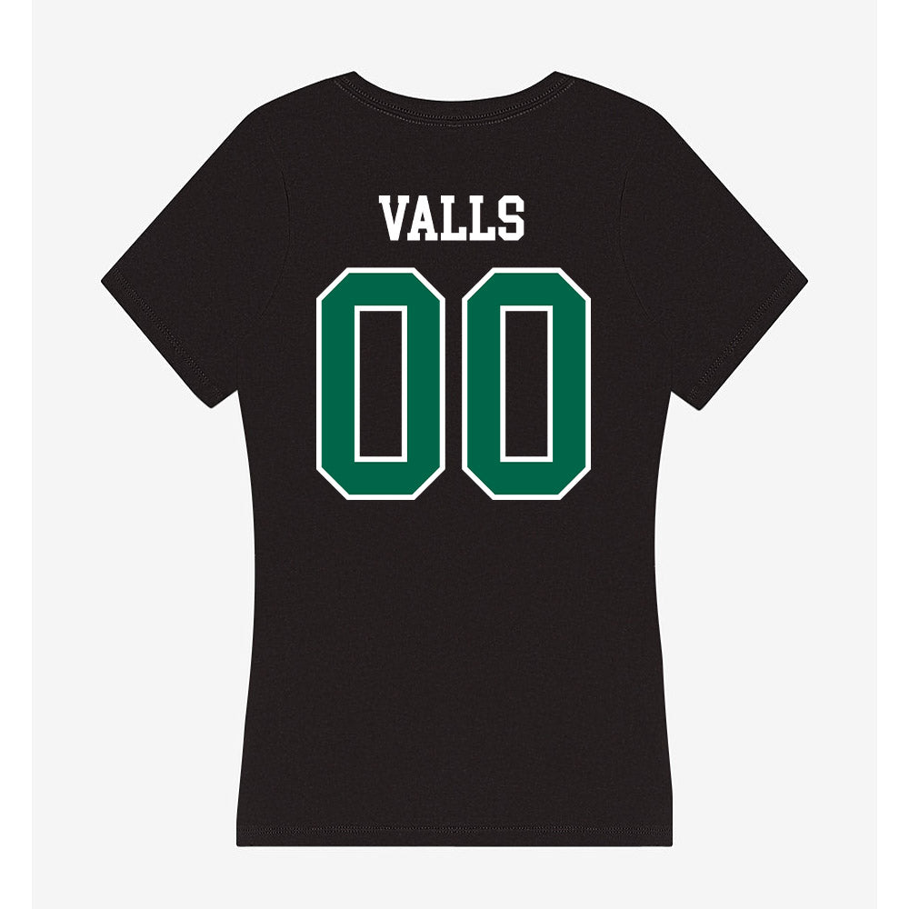 Siena - NCAA Women's Soccer : Maria Valls - Women's V-Neck T-Shirt-1