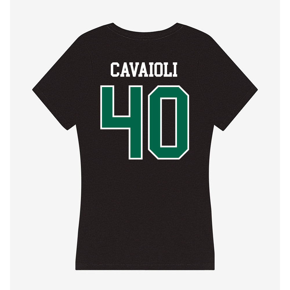 Siena - NCAA Men's Lacrosse : Jack Cavaioli - Women's V-Neck T-Shirt-1