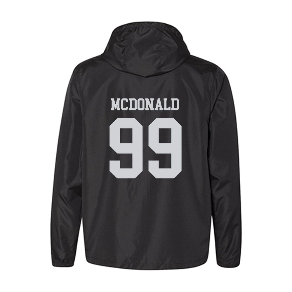 William & Mary - NCAA Football : Nathaniel McDonald - Classic Shersey Windbreaker-1