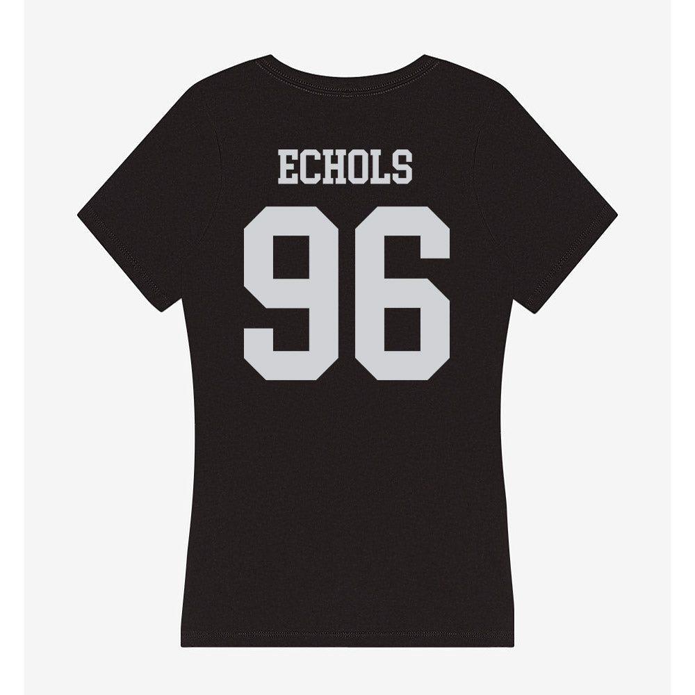 William & Mary - NCAA Football : Brady Echols - Classic Shersey Women's V-Neck T-Shirt-1
