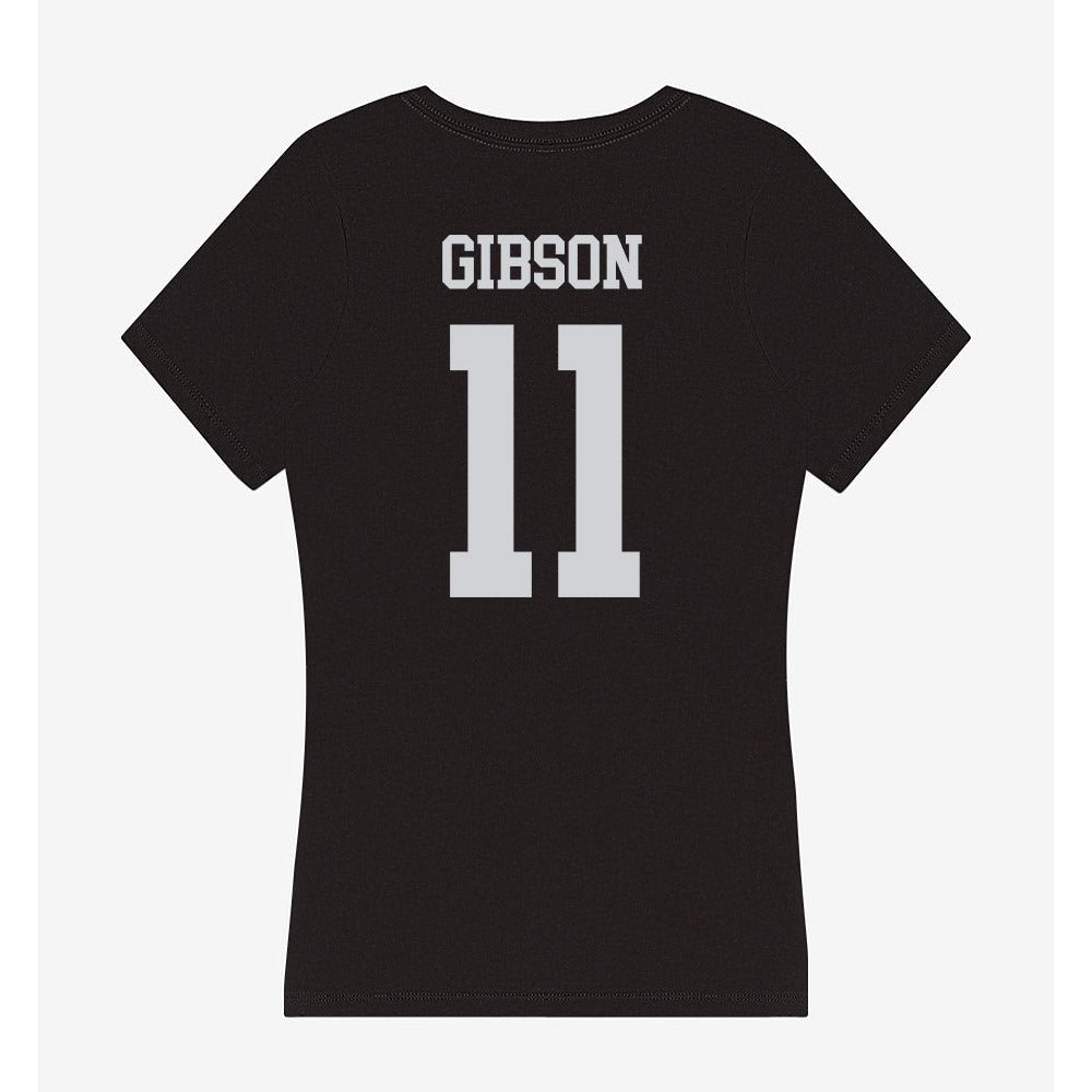 William & Mary - NCAA Women's Basketball : Aislinn Gibson - Classic Shersey Women's V-Neck T-Shirt-1