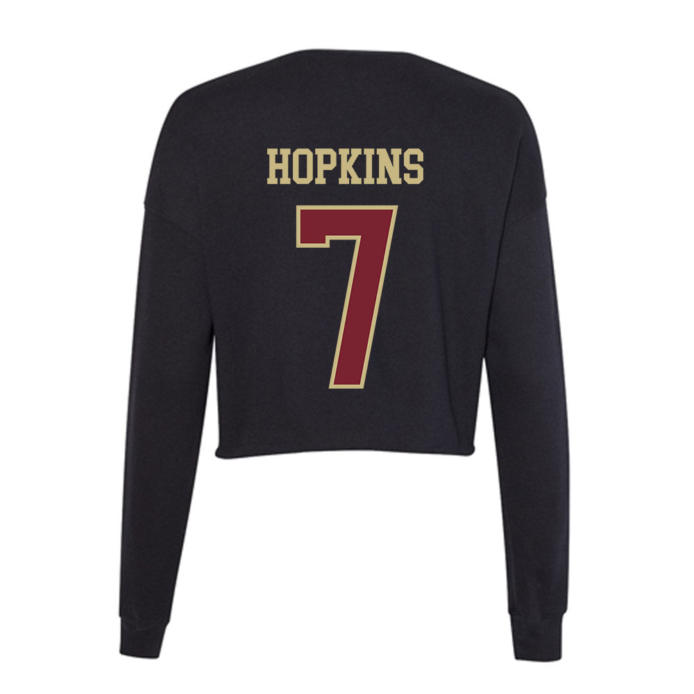 Charleston - NCAA Beach Volleyball : Holly Hopkins - Women's Cropped Crew Fleece-1