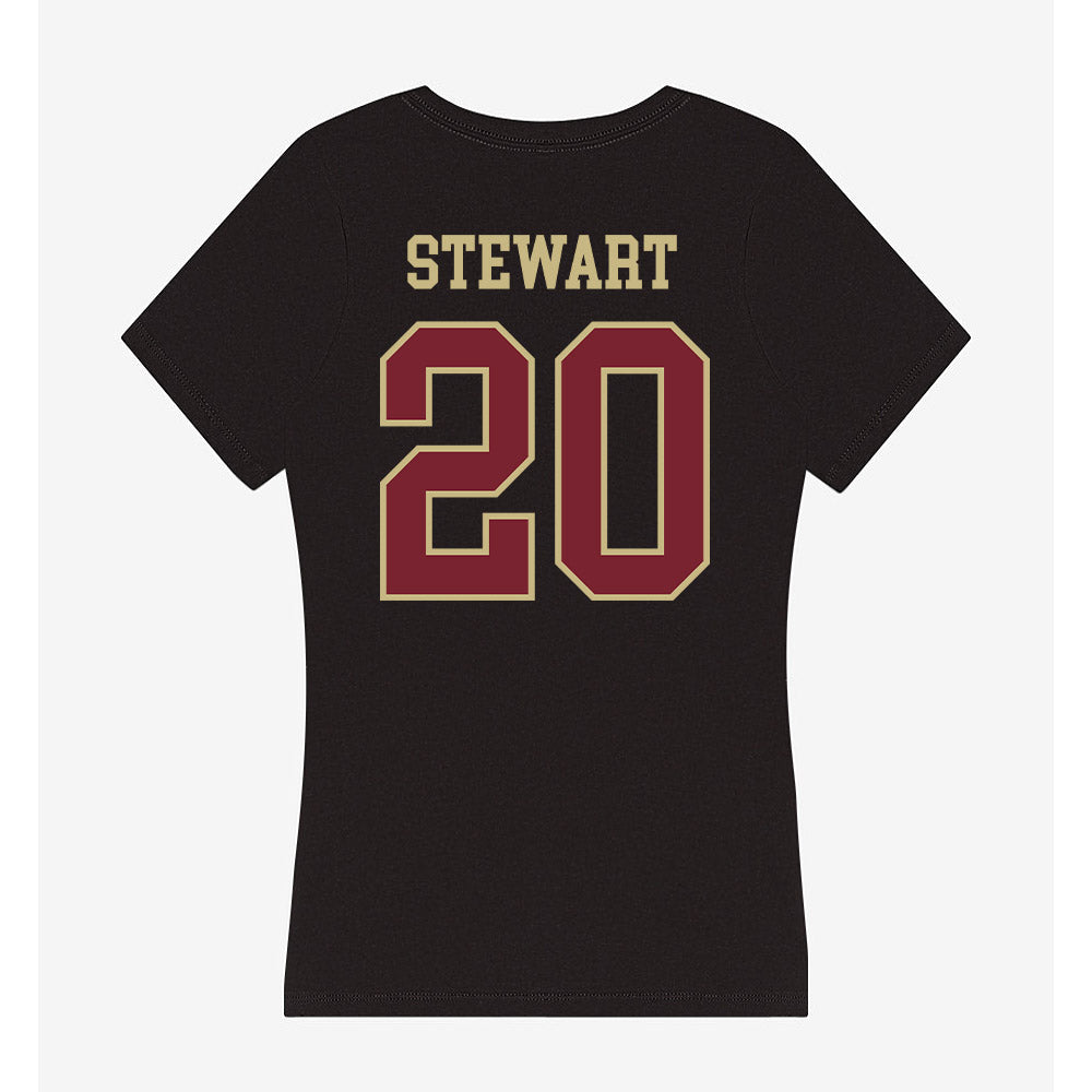 Charleston - NCAA Women's Soccer : Ellie Stewart - Women's V-Neck T-Shirt-1