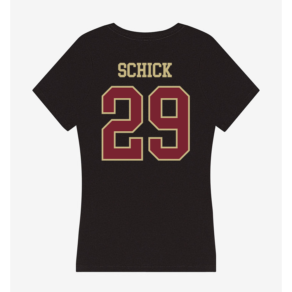 Charleston - NCAA Women's Soccer : Lyla Schick - Women's V-Neck T-Shirt-1