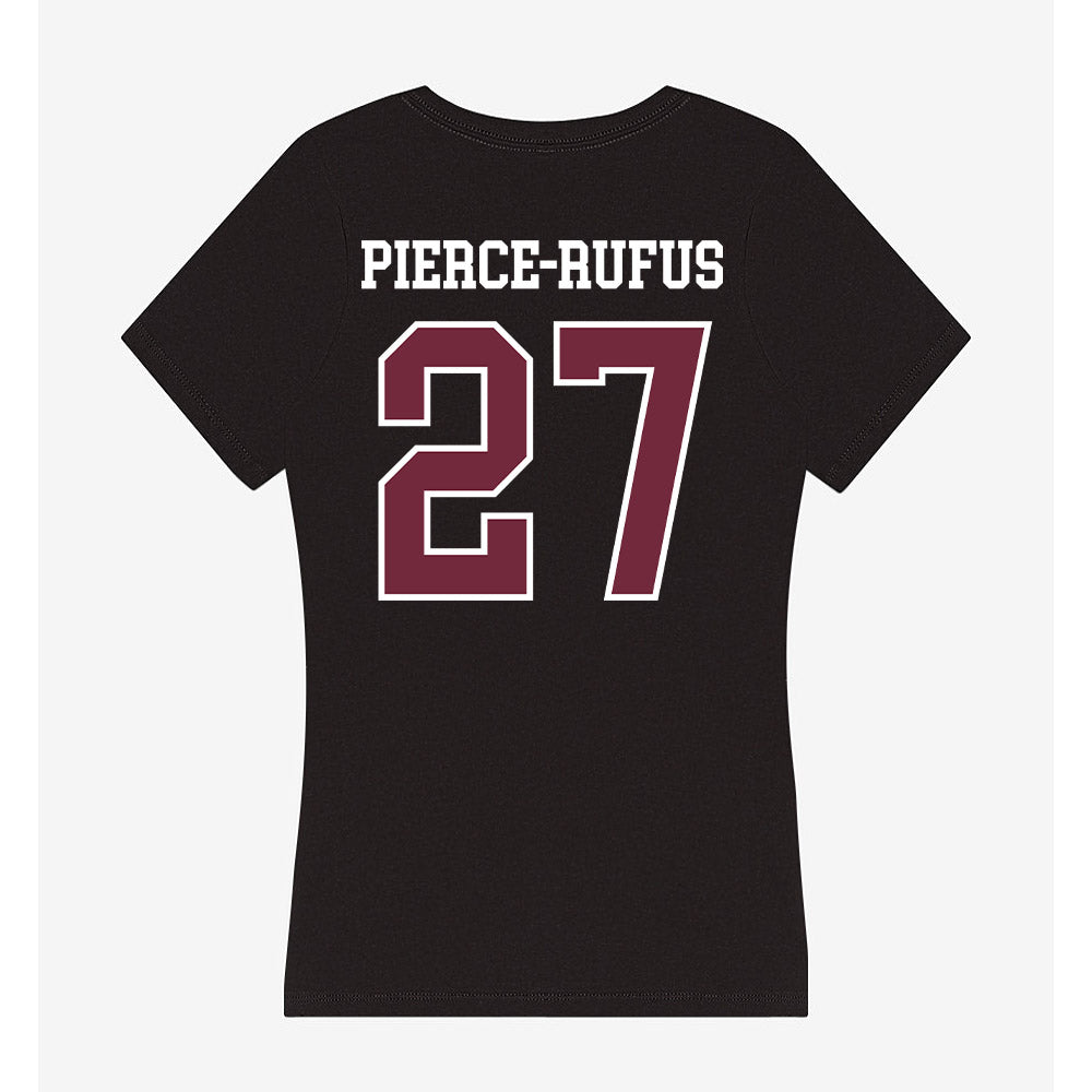 FDU - NCAA Women's Soccer : Mya Pierce-Rufus - Women's V-Neck T-Shirt-1