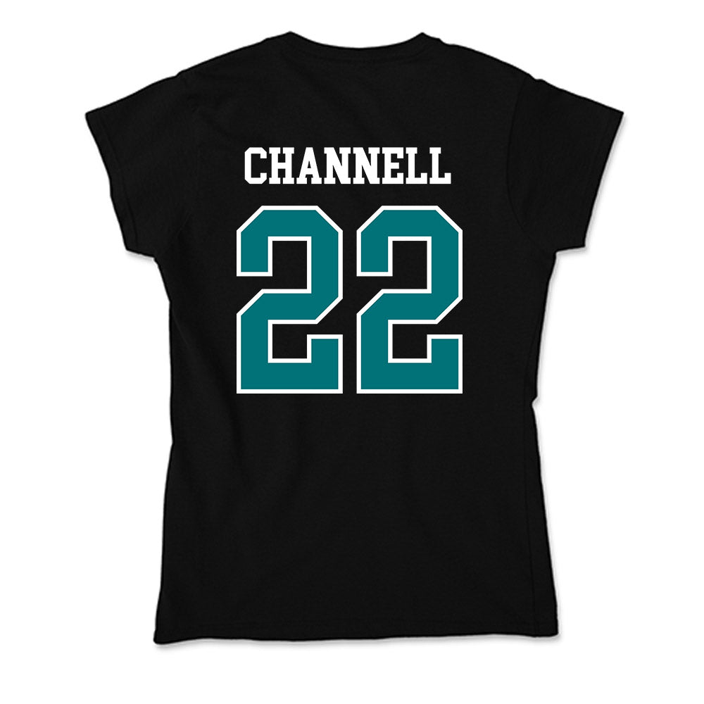 Coastal Carolina - NCAA Women's Volleyball : Kayla Channell - Soft Style Women’s T-Shirt-1